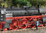 Class 18 4-6-2 - 3-Rail - Sound and Digital -- German Federal Railroad DB #18 323 (Era III 1966, black, red)-4