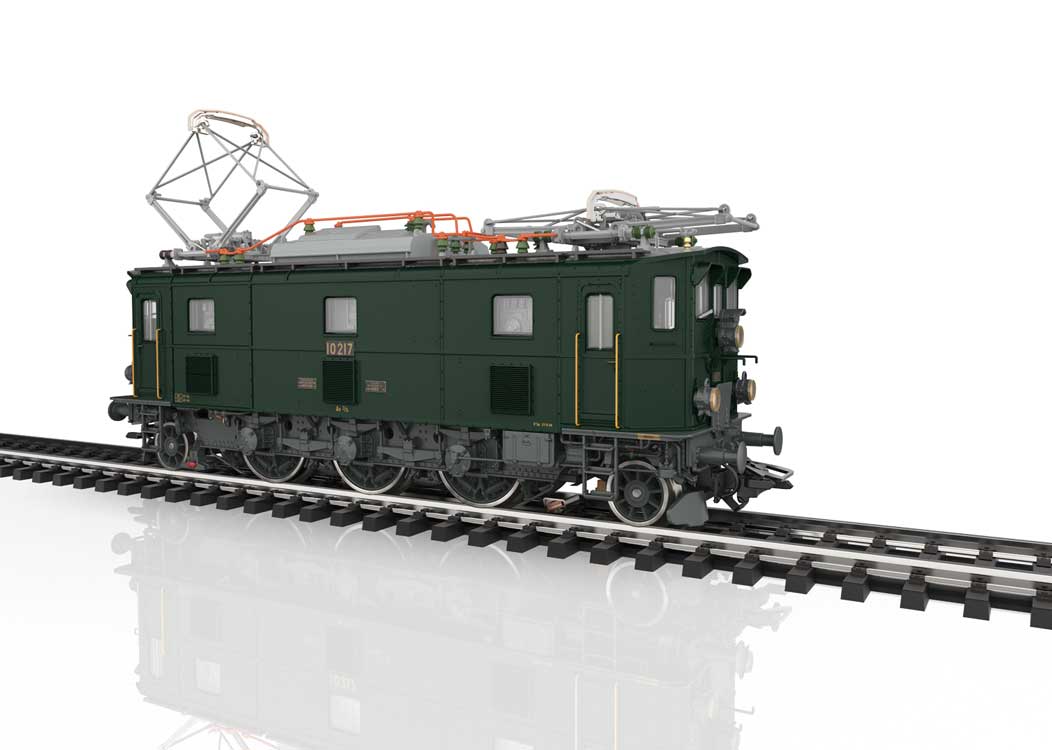 Class Ae 3/5 Electric - 3-Rail - Sound and Digital -- Swiss Federal Railways (SBB/CFF/FFS #10217 (Era VI 2022, green, gray)-5