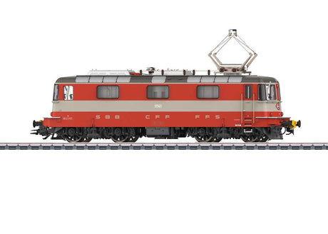 Class Re 4/4 II Electric - Early Production - 3-Rail - Sound and Digital -- Swiss Federal Railways SBB (Era IV 1975, orange, gray, silver)-2