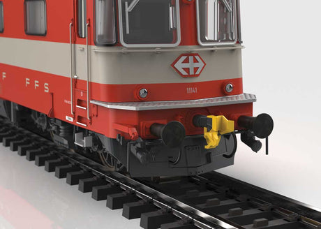 Class Re 4/4 II Electric - Early Production - 3-Rail - Sound and Digital -- Swiss Federal Railways SBB (Era IV 1975, orange, gray, silver)-5