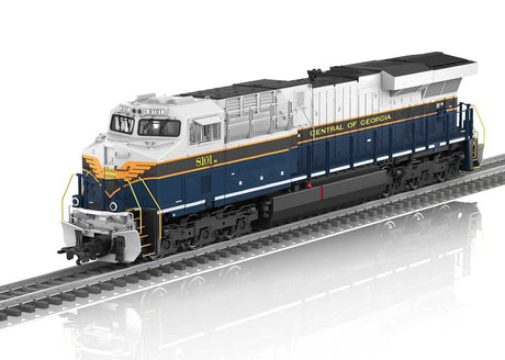 GE ES44AC - 3-Rail - Sound, Smoke and Digital -- Norfolk Southern #8101 (Central of Georgia Heritage, blue, gray, orange, bla-1