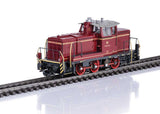 Class V 60 Diesel - 3-Rail - Sound and Digital -- German Federal Railroad DB #V 60 334 (Era III, red, black, yellow)-1