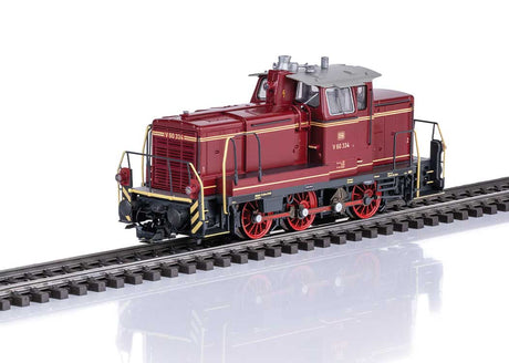 Class V 60 Diesel - 3-Rail - Sound and Digital -- German Federal Railroad DB #V 60 334 (Era III, red, black, yellow)-1