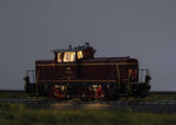 Class V 60 Diesel - 3-Rail - Sound and Digital -- German Federal Railroad DB #V 60 334 (Era III, red, black, yellow)-4