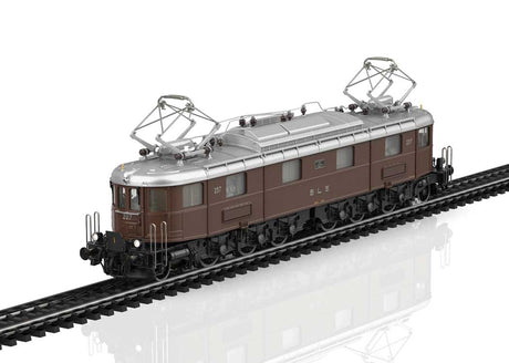 Class Ae 6/8 Electric - 3-Rail - Sound and Digital -- Bern-Lotschberg-Simplon Railroad BLS #207 (Era III 1940s/1950s, brown, silve-1