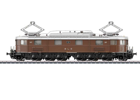 Class Ae 6/8 Electric - 3-Rail - Sound and Digital -- Bern-Lotschberg-Simplon Railroad BLS #207 (Era III 1940s/1950s, brown, silve-2