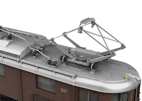 Class Ae 6/8 Electric - 3-Rail - Sound and Digital -- Bern-Lotschberg-Simplon Railroad BLS #207 (Era III 1940s/1950s, brown, silve-4