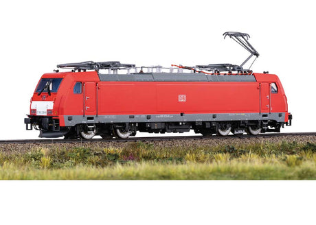 TRAXX 2 Class 186 Electric - 3-Rail - Sound and Digital -- German Railroad DB AG #186 339-8 (Era VI 2019, red, gray, white)-2