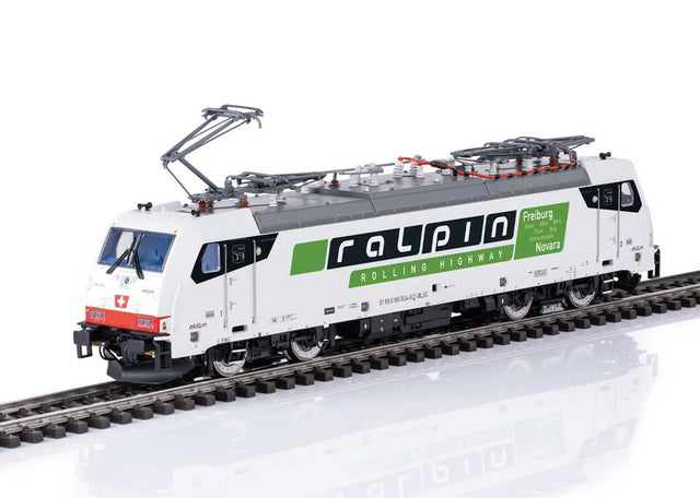 TRAXX 2 Class 186 Electric - 3-Rail - Sound and Digital -- Swiss Federal Railroad SBB #186 904-9 Ceneri (Era VI, Cargo and Ralpin Schem-1