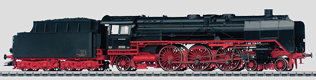Digital Steam Class 01 Express Loco w/Tender -- German State Railroad