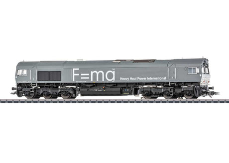 EMD JT42CWR Class 66 Diesel - 3-Rail - Sound and Digital -- Heavy Haul Power International (Era VI 2020, gray, white, black)-2