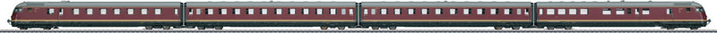 Class VT 08.5 Paris-Ruhr TEE Diesel Rail Car - 3-Rail w/Sound & Digital -- German Federal Railroad DB (Era III 1957, red gray)-1