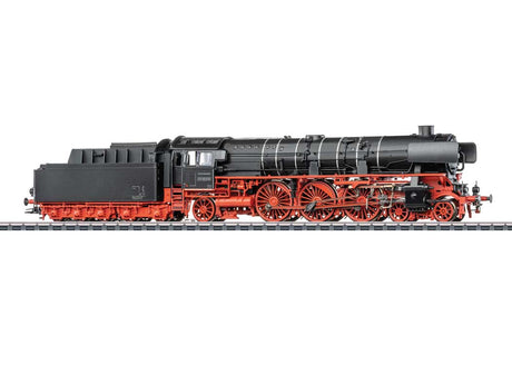 Class 01.10 4-6-2 - 3-Rail - Sound and Digital -- German Federal Railroad DB #01 1059 (Era III 1955/56, black, red)-2