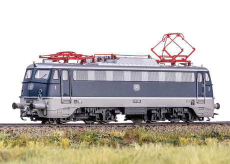 Class 110.3 Pants Crease Electric - 3-Rail - Sound and Digital -- German Federal Railroad DB #E10 384 (Era III 1967, blue, gray)-4
