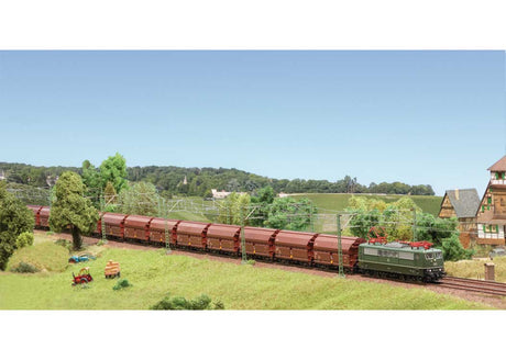 Class 151 Electric - 3-Rail - Sound and Digital -- German Federal Railroad DB #151 034-6 (Era IV 1974, green, black, silver)-7
