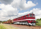 Class 220 Diesel Taigatrommel - 3-Rail - Sound and Digital -- German Railroad DB #220 274 (Era V 1994, red, gray)-4