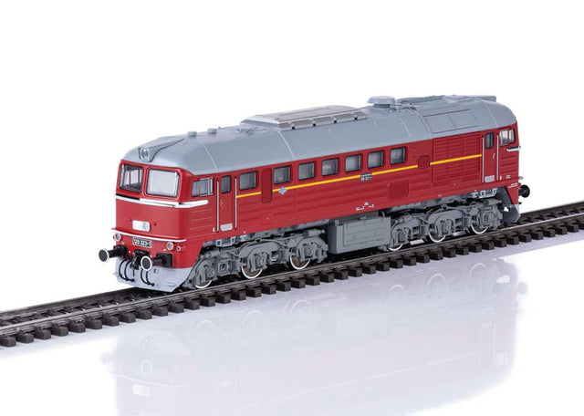 Class 120 Diesel - 3-Rail - Sound and Digital -- German State Railroad DR #120 323-1 (Era IV 1973, red, gray)-1