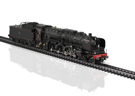 Class 13 4-8-2 - 3-Rail - Sound and Digital -- French East Railroad EST #241 004 (Era II, black, red)-4