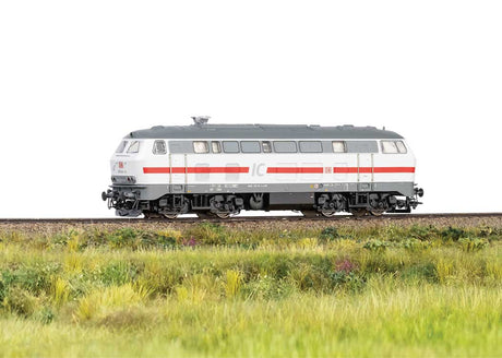 Class 218 Diesel - 3-Rail - Sound and Digital -- German Railroad DBAG #218 341-6 (Era VI 2024, IC white, gray, red)