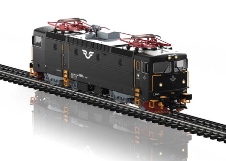 Class Rc 6 Electric - 3-Rail - Sound and Digital -- Swedish State Railways SJ (Era VI 2010, black, yellow, gray)-3