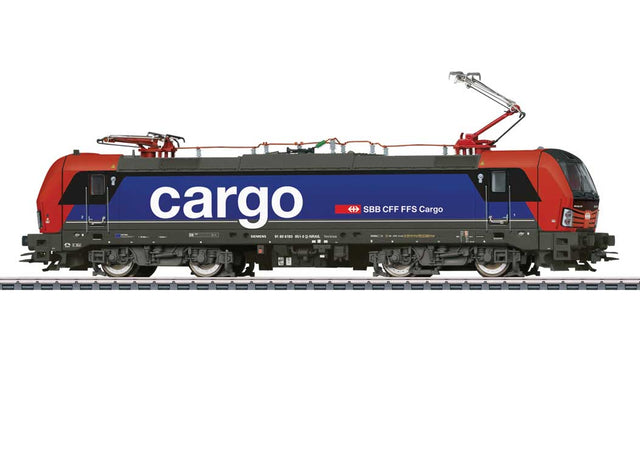Siemens Vectron Class 193 Electric - 3-Rail - Sound and Digital -- SBB Cargo (Era VI 2024, blue, red, black)