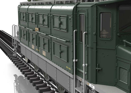 Class Ae 3/6 I Electric - 3-Rail w/Sound & Digital -- Swiss Federal Railways SBB/CFF/FFS #10703 (Era III 1950s, Fir Green, gray)-4