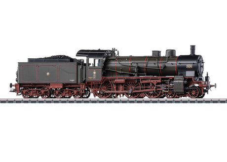 Class P8 4-6-0 - 3-Rail - Sound and Digital -- Royal Prussian Railroad KPEV #2424 (Era 1 1915, brown, black, red)-2