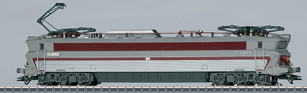 Class CC 40100 Electric - Digital & Sound Equipped -- French State Railways SNCF (Era V 1995, TEE Scheme, gray, maroon)
