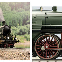 Class S 3/6 4-6-2 Hochhaxige/High Stepper - 3-Rail - Sound and Digital -- Royal Bavarian State Railways #3624 (Era I 1912; green, red)