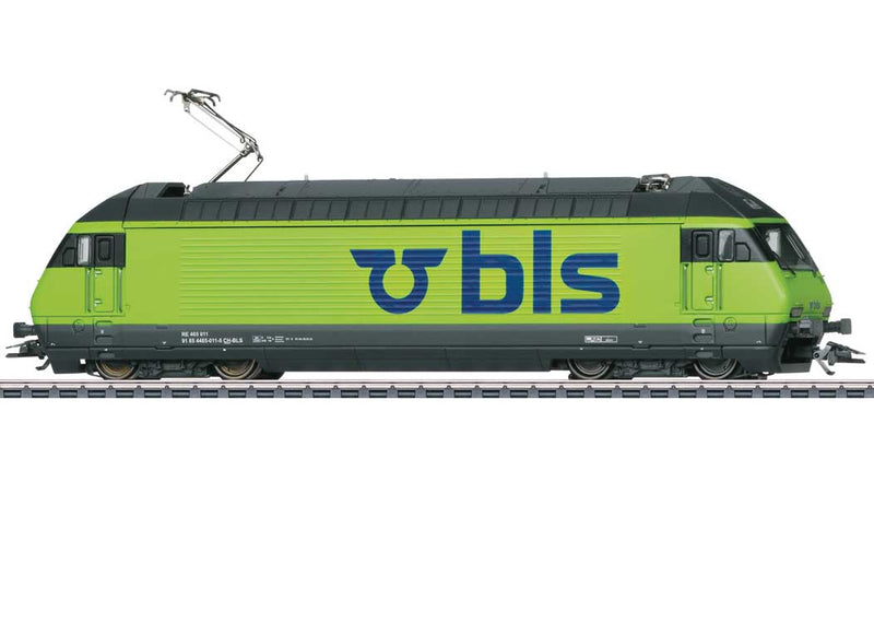 Class 465 Electric - 3-Rail - Sound and Digital -- Bern-Lotschberg-Simplon Railroad BLS 465 011-5 (Era VI 2020, green, blue, bl