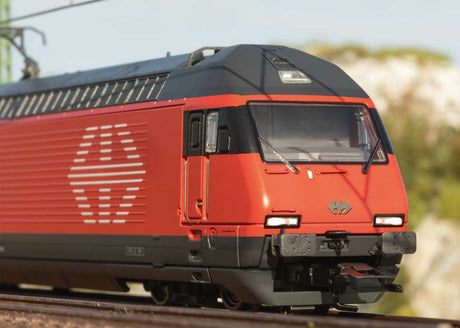 Class Re 460 Electric - 3-Rail - Sound and Digital -- Swiss Federal Railways SBB #460 067-2 (Era VI 2021, red, gray)-2