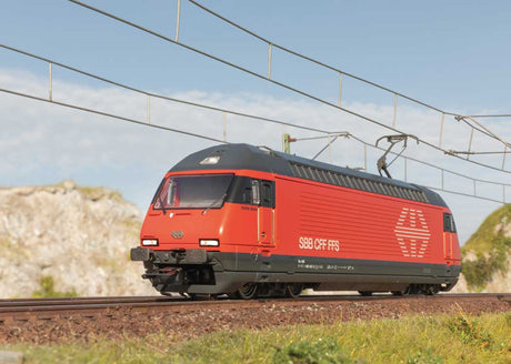 Class Re 460 Electric - 3-Rail - Sound and Digital -- Swiss Federal Railways SBB #460 067-2 (Era VI 2021, red, gray)-4
