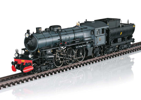Class F 1200 4-6-2 - 3-Rail - Sound and Digital -- Swedish Railroad Museum #1200 (Era VI 2024, gray, black, red)-1