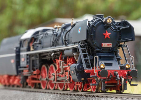 Class 498.1 4-8-2 Albatros - 3-Rail - Sound and Digital -- Slovak Republic Railways SZ #498.104 (Era VI 2023, black, red)-4