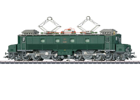 Class Ce 6/8 I Electric - 3-Rail - Sound and Digital -- Swiss Federal Railways SBB #14201 (Era III 1950s, green, gray)-2