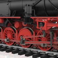 Class 52 2-10-0 w/Witte Deflectors & Tub Tender - 3-Rail w/Sound & Digital -- German Federal Railroad DB #52 1530 (Era III 1951-1952, black, red)