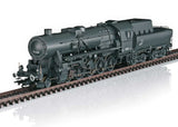 Class 52 2-10-0 Tub Tender - 3-Rail - Sound and Digital -- German State Railroad DR #52 1400 (Era II 1943-1944, dark gray)-1