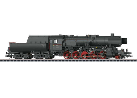 Class 52 2-10-0 - 3-Rail - Sound and Digital -- Austrian Federal Railways OBB #52 3810 (Era III 1950s, black, red)