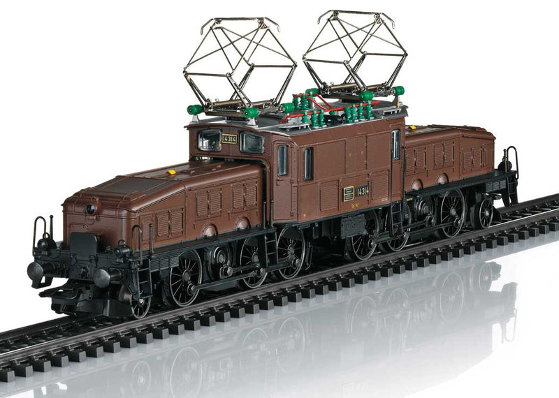 Class Ce 6/8 III Crocodile Electric - 3-Rail - Sound and Digital -- Swiss Federal Railways SBB #14314 (Era II 1930s, brown)