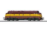 NOHAB Class 1600 Diesel - 3-Rail - Sound and Digital -- Luxembourg State Railways CFL (Era III, maroon, yellow)-1