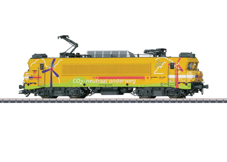 Class 1800 Electric - 3-Rail - Sound and Digital -- Strukton Rail B.V. #1824 Nicole (Era VI 2021, 100th Anniversary, yellow, gre