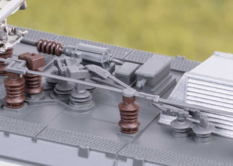 Class BB 22200 Electric - 3-Rail - Sound and Digital -- French State Railways SNCF #BB 22200 (Era VI 1985, gray, orange)-5