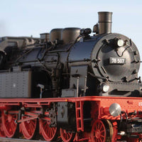 Class 78 4-6-4T - 3-Rail - Sound and Digital -- German Federal Railroad DB 78 507 (Era III 1965, black, red)