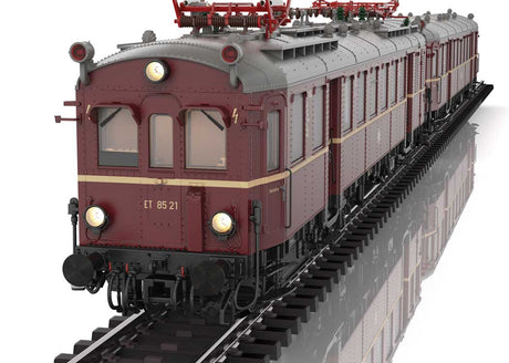 Class ET 85 Rail Car - 3-Rail - Sound and Digital -- German Federal Railroad DB #ET 85 21, ES 85 20. (Era III 1958, red, black)-7