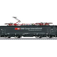 Class 189 ES 64 F4 Electric - 3-Rail w/Sound & Digital -- MRCE Dispolok (Era VI 2014, black, white, red, SBB Cargo Logo)