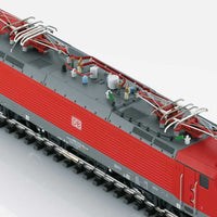 Class 189 Electric with 4 Pantographs - 3-Rail - Sound and Digital -- German Railroad DB AG 189 012-8 (Era VI 2018, red, gray)