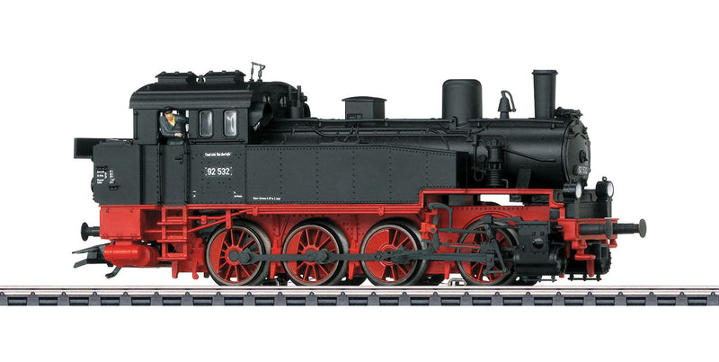 Class 92 0-8-0T - 3-Rail - Sound and Digital - Exclusiv -- German Federal Railway #92 532 (Era III, 1952; black, red)