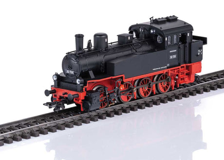 Class 92 0-8-0T - 3-Rail - Sound and Digital -- Adventure World - German Federal Railroad DB #92 739 (Era VI, black, red)-1