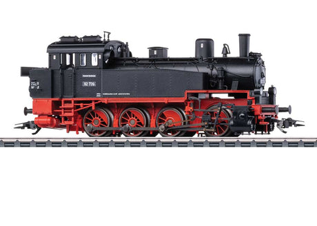 Class 92 0-8-0T - 3-Rail - Sound and Digital -- Adventure World - German Federal Railroad DB #92 739 (Era VI, black, red)-2