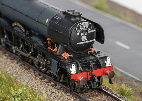 Class A3 4-6-2 - 3-Rail - Sound, Smoke and Digital -- British Railways #103 Flying Scotsman (Era VI 2015, black, yellow)-3
